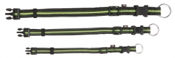 Fusion halsband, L/XL: 40-65 cm/25 mm, svart/grön