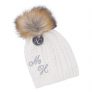 Mössa med namn – White knit