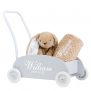 Lära gå vagnset med namn – Brown bunny